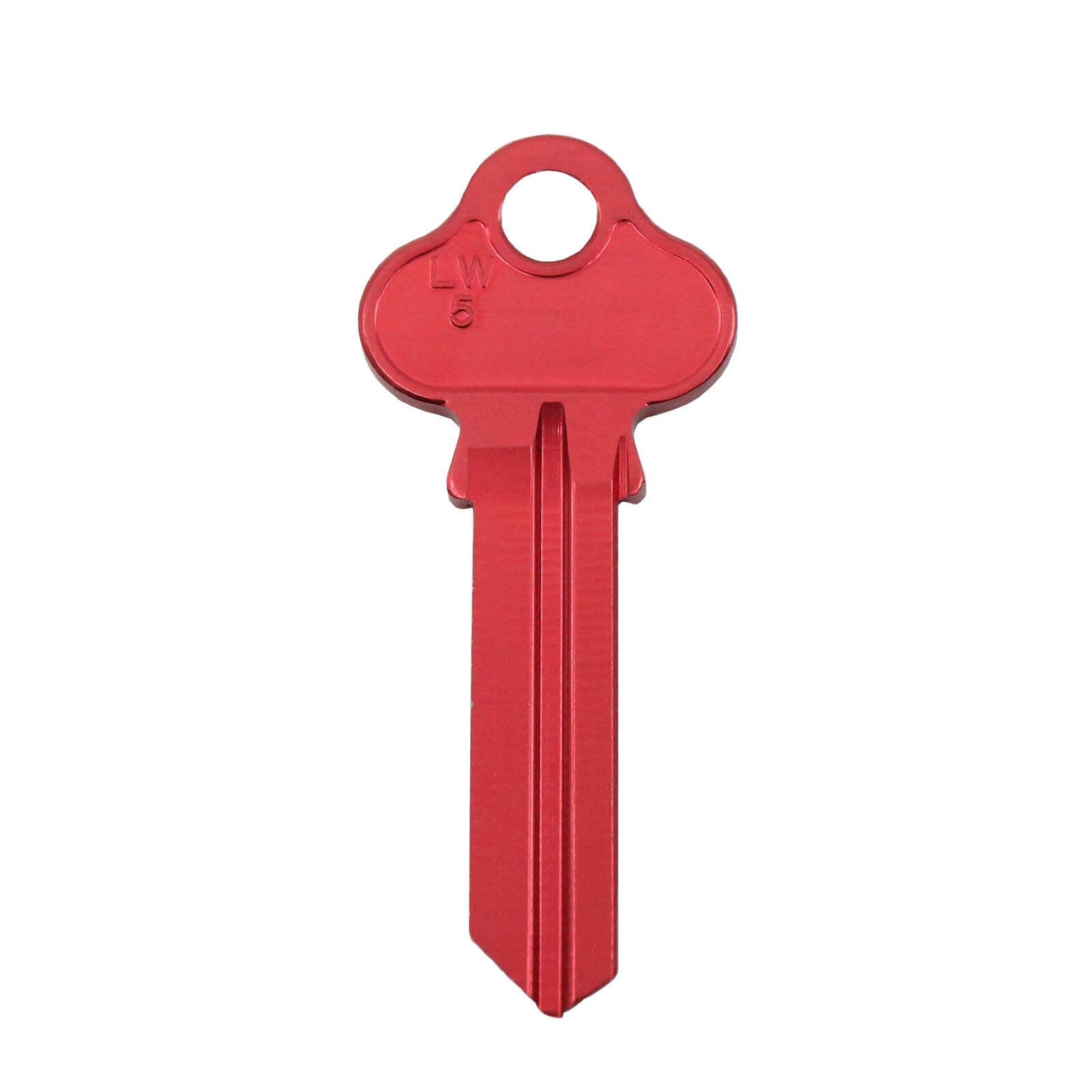 EHI LW5 Red Blank Key 55mm Aluminium Titanium Alloy
