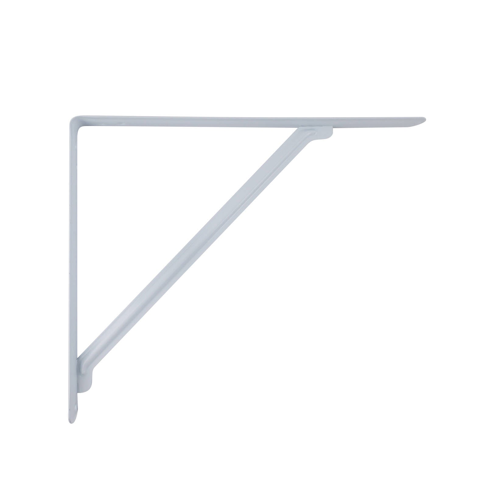 Carinya 350 x 300mm White Light Stayed Bracket, Powder Coated Steel, Multi-Orientation