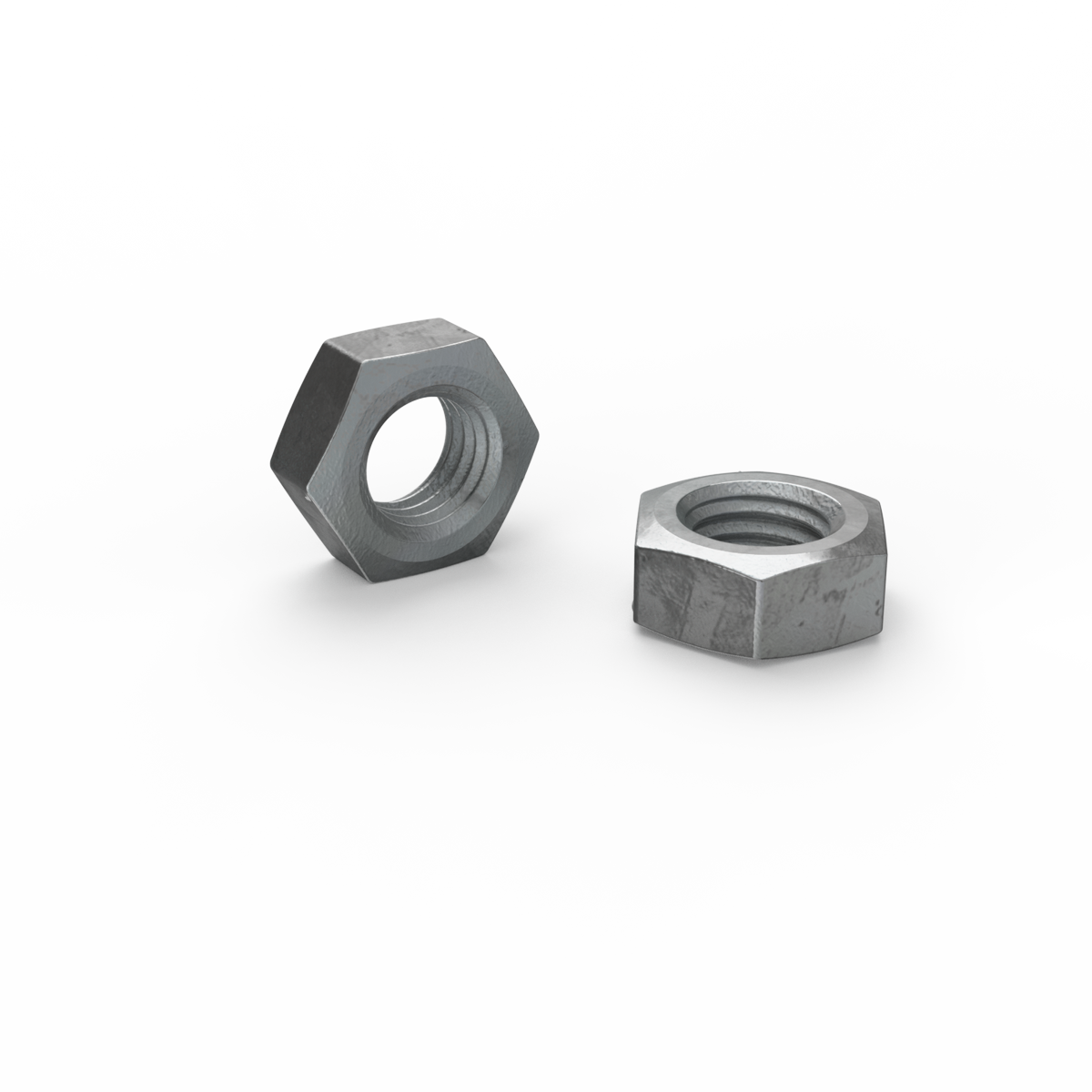 Zenith M8 Hot Dip Galvanised Hex Nuts - 50 Pack