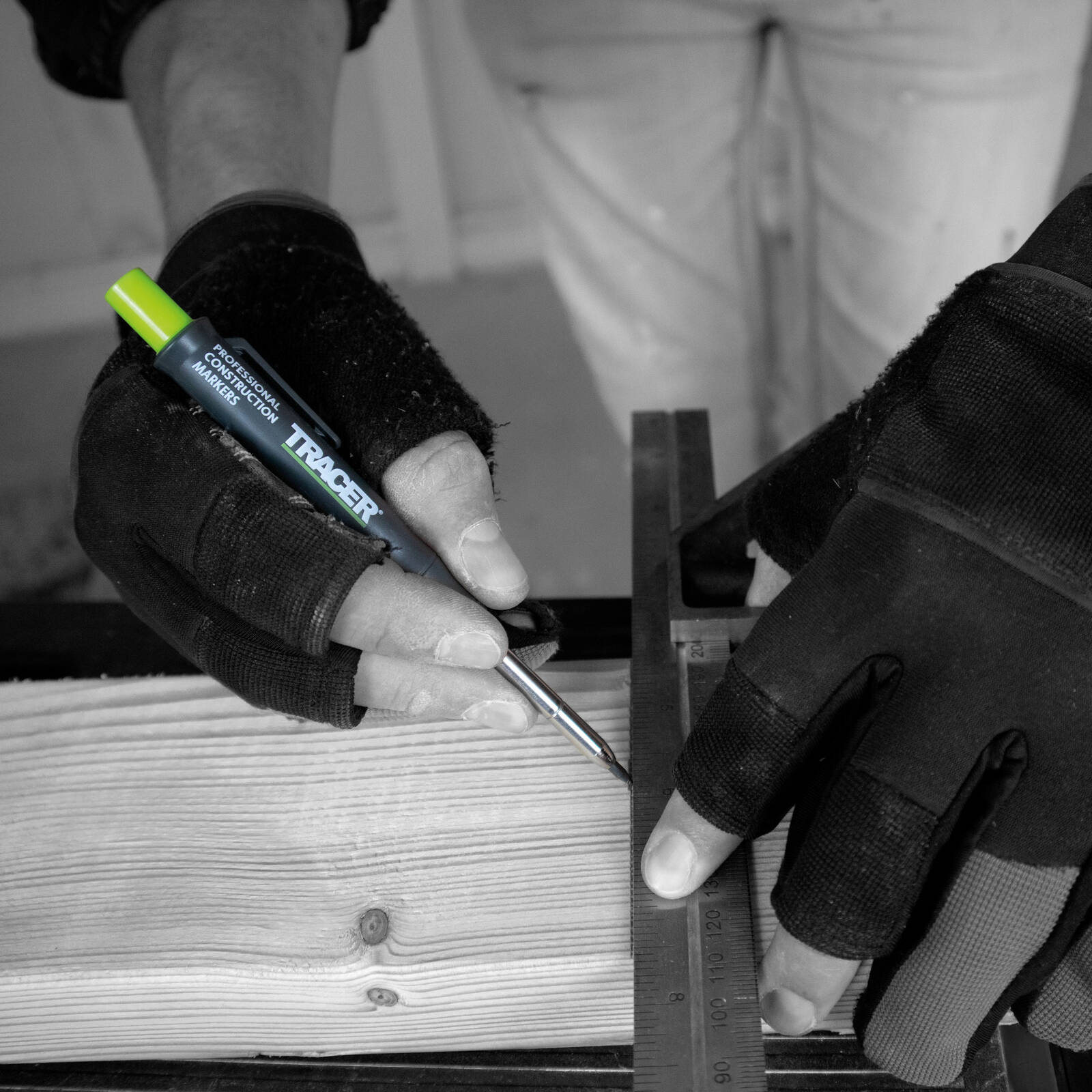 TRACER Deep Pencil Marker with Site Holster, 2B Lead