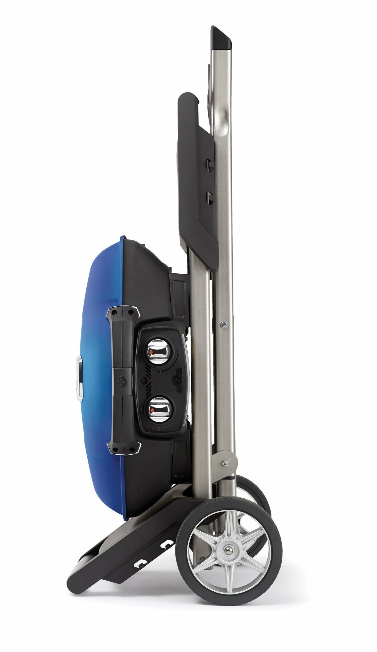 Napoleon Travel Q 285 Portable LPG BBQ with Scissor Cart - Accu-Probe Gauge, Blue - TQ285X-BL-1-AU