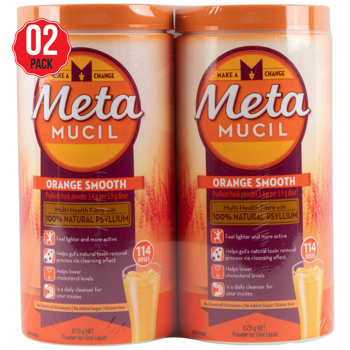 Metamucil 2x673g - SuperSaverAU - view 1