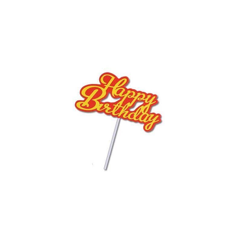Fireman Cake Topper Set of 8, Fire Truck and Engine Happy Birthday Party Decorations - view 5