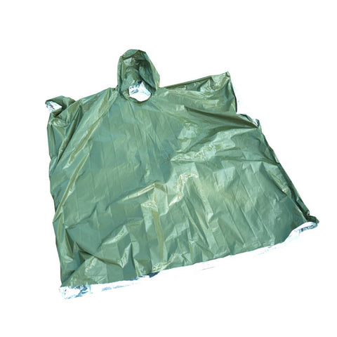 First Aid Emergency Raincoat, Pack of 2 - Olive Green