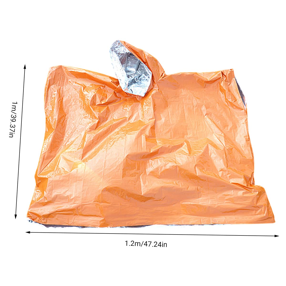 First Aid Emergency Raincoat, Pack of 2 - Orange - view 4