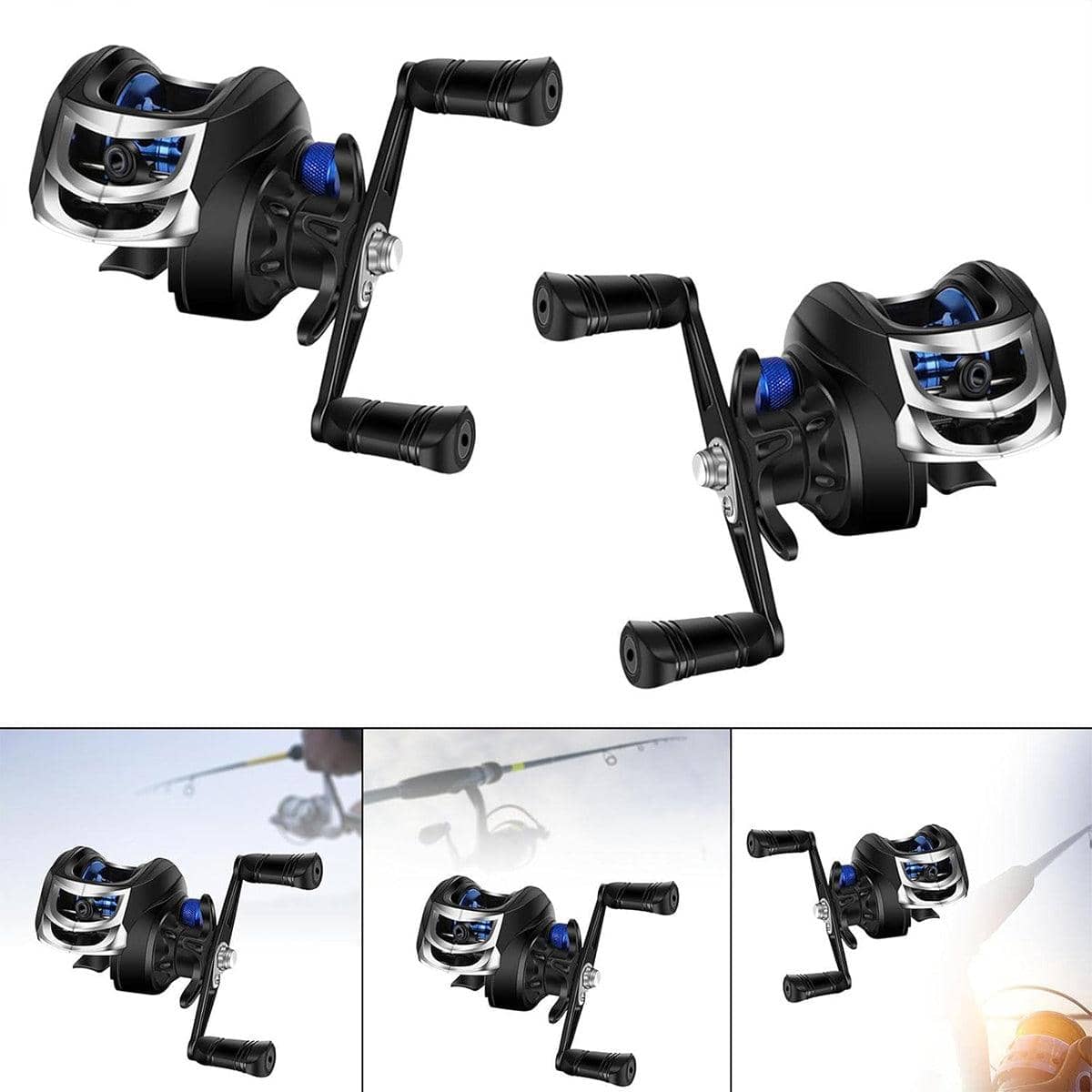 Fishing Reel with Anti-Tangle Line System - Right Hand - view 5
