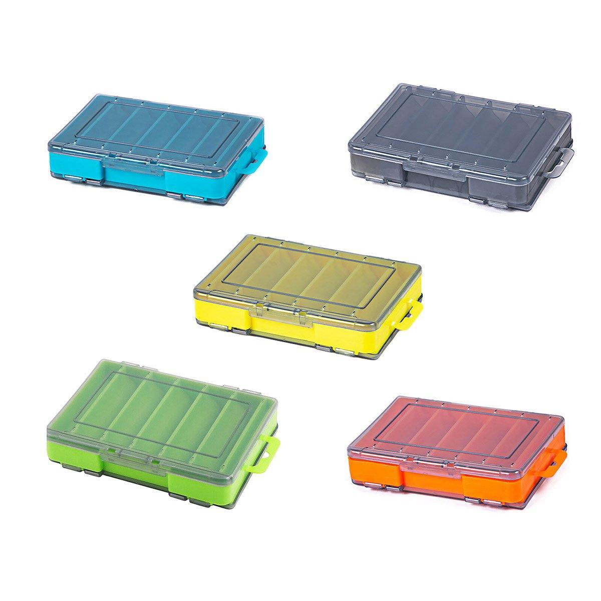 Fishing Tackle Box with 14 Compartments - Grey, Small (13.8 x 10 cm) - view 3