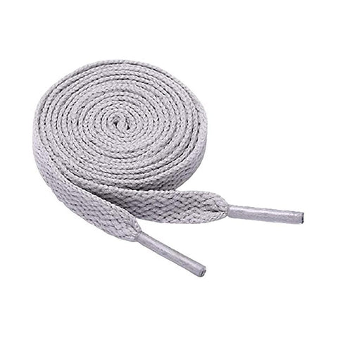 Flat Shoelaces 120cm for Sneakers and Shoes - Grey