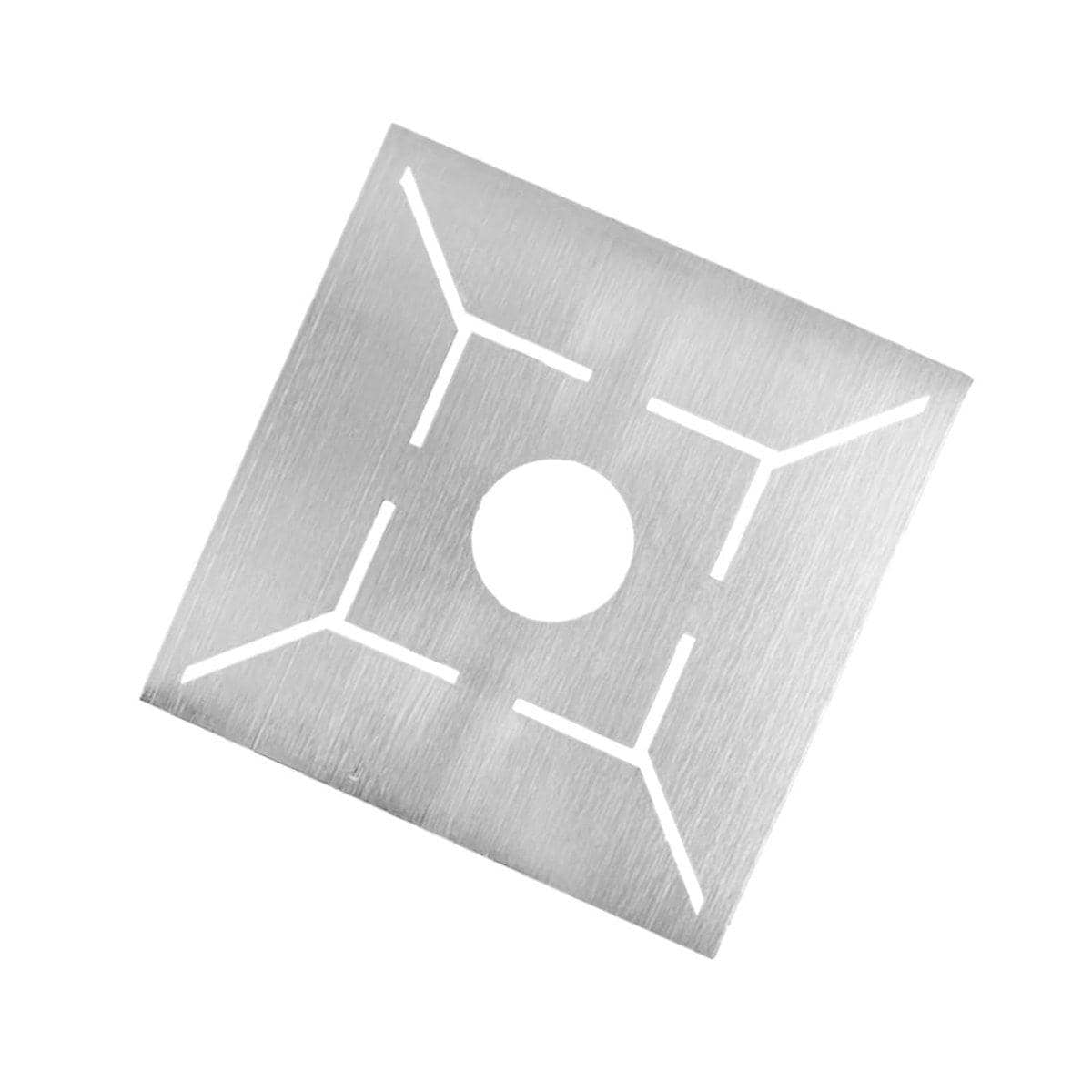Floor Drain Positioning Template Plate for Tiling - 20 x 20cm Tiles