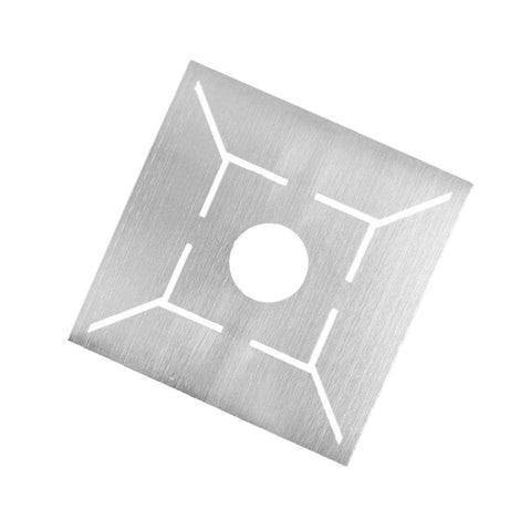 Floor Drain Positioning Template Plate for Tiling - 20 x 20cm Tiles