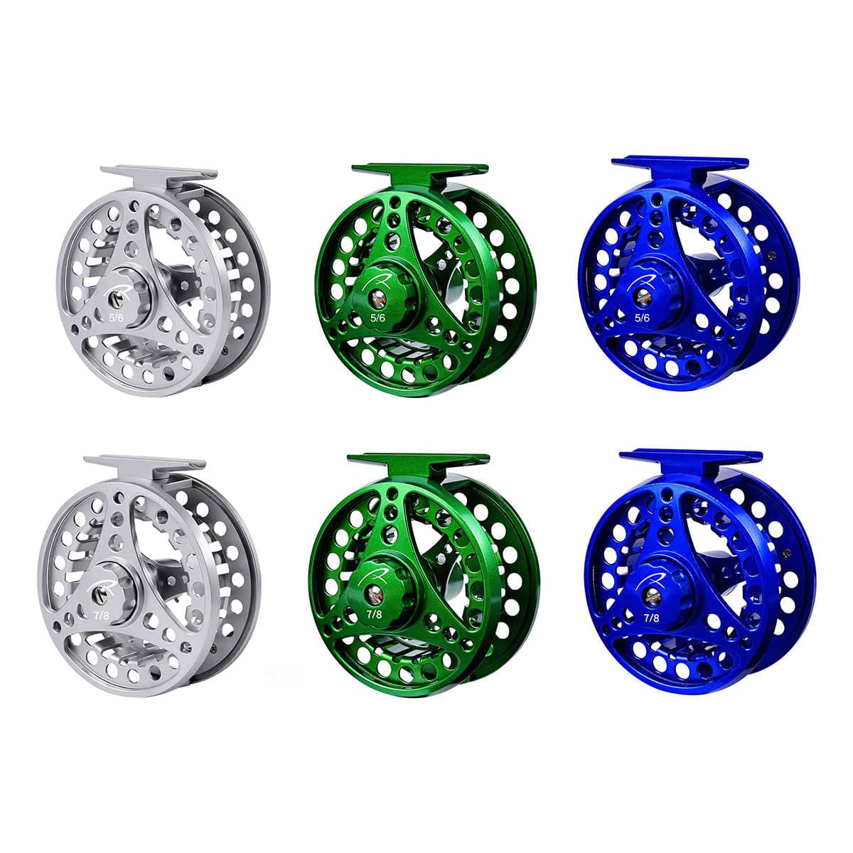 Fly Fishing Reel, CNC Aluminium Front Drag - Silver, 5-6 Weight - view 3