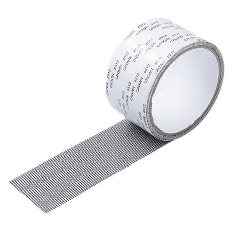 Fly Screen Repair Tape, 200 x 5 cm - Black