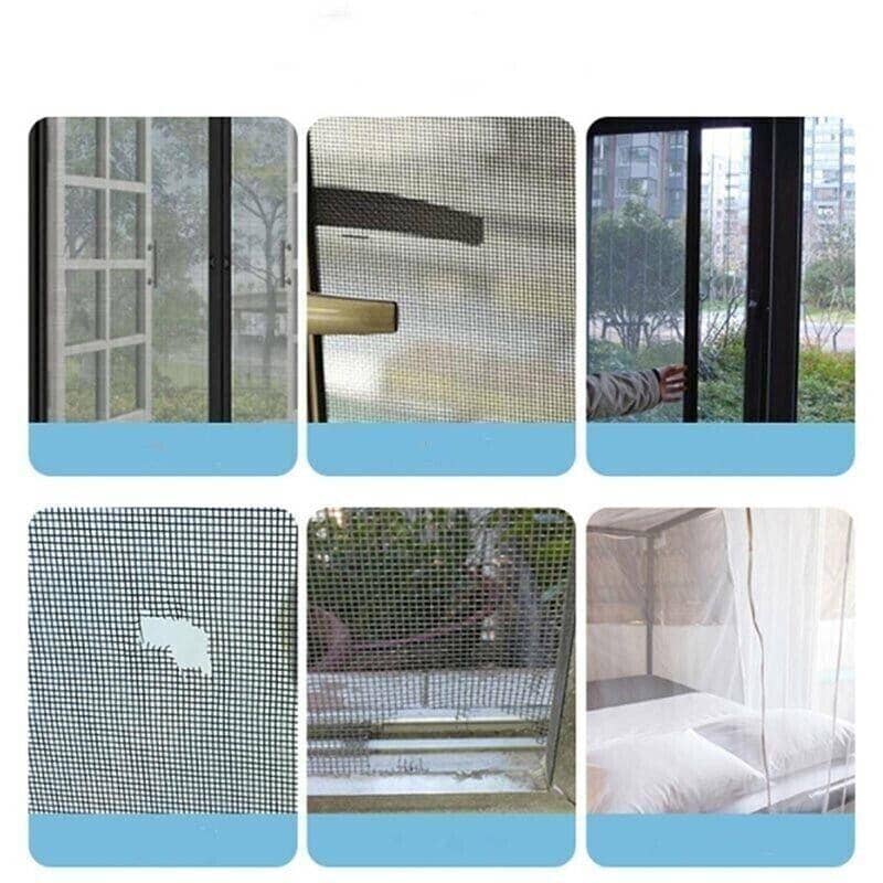 Fly Screen Repair Tape, Self Adhesive Fibreglass Window Screen Patch - view 5