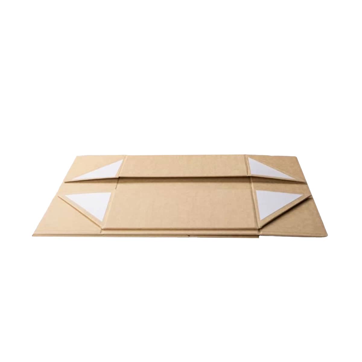 Foldable Gift Boxes with Flip Top Lid, Pack of 2 - Kraft Brown - view 5