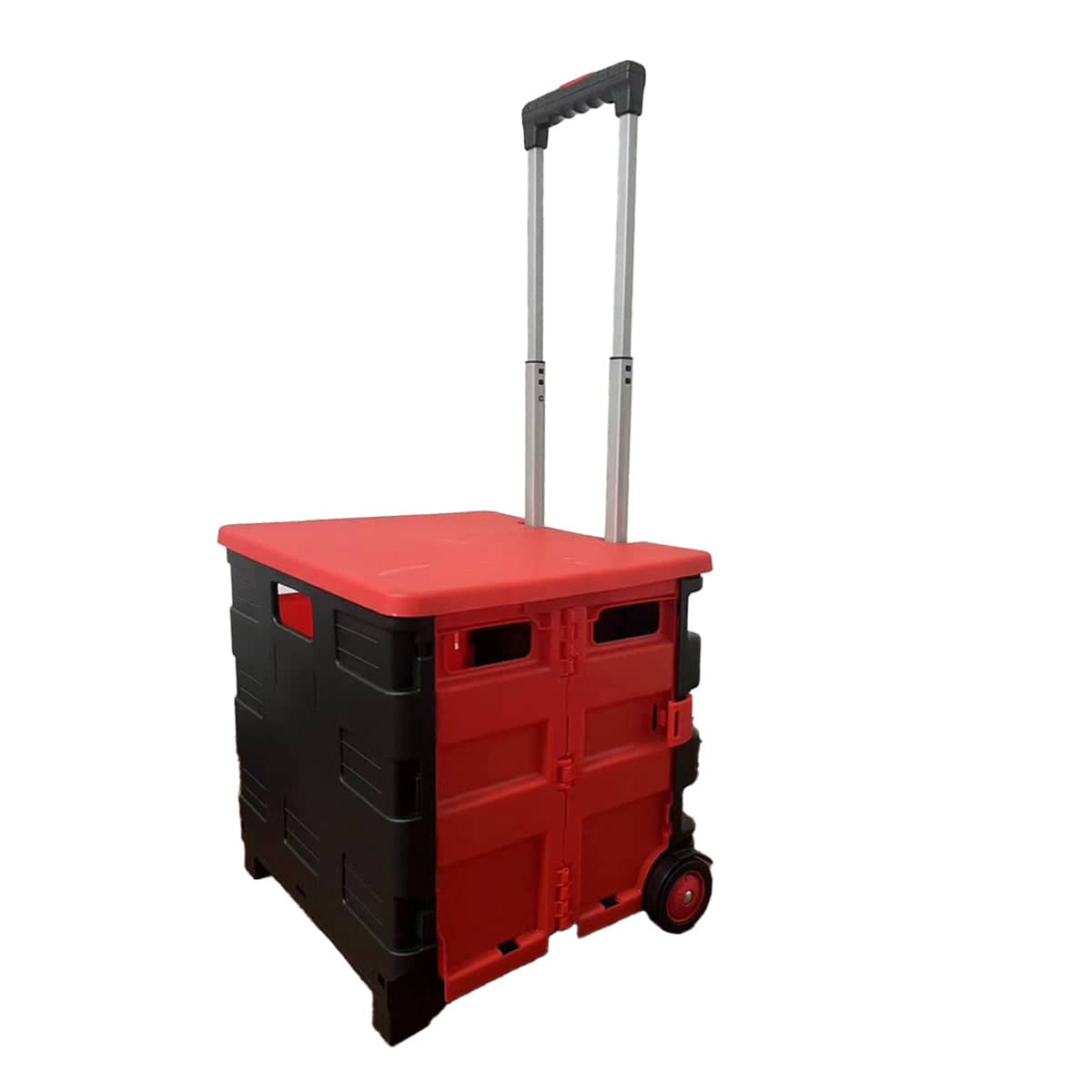 Foldable Trolley Luggage Case with Telescopic Handle and Wheels - view 2