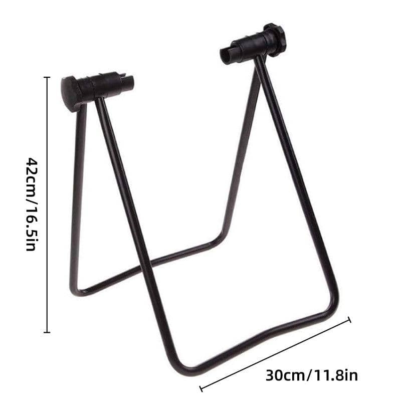 Foldable U Shaped Bike Parking Rack, High Carbon Steel Bicycle Display Stand - view 3