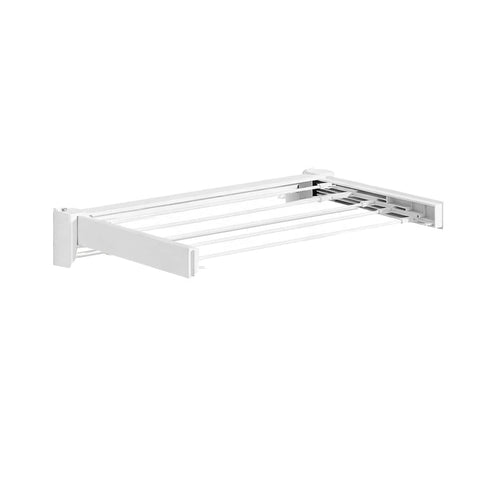 Foldable Wall Mounted Laundry Clothes Rack, No Drill for Balcony - 70 x 37 x 10 cm