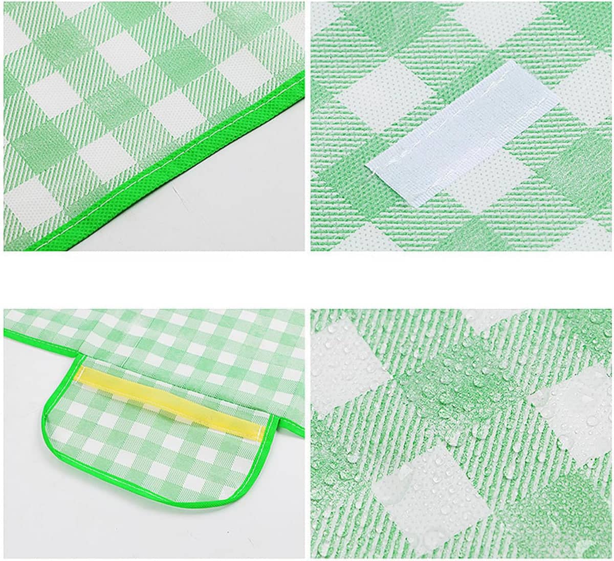 Foldable Waterproof Picnic Mat for Camping and Beach - Red - view 5