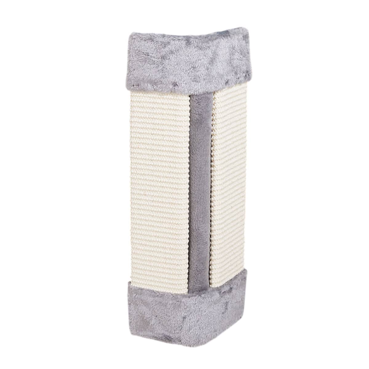 Folding Corner Cat Scratching Board with Sisal - Grey