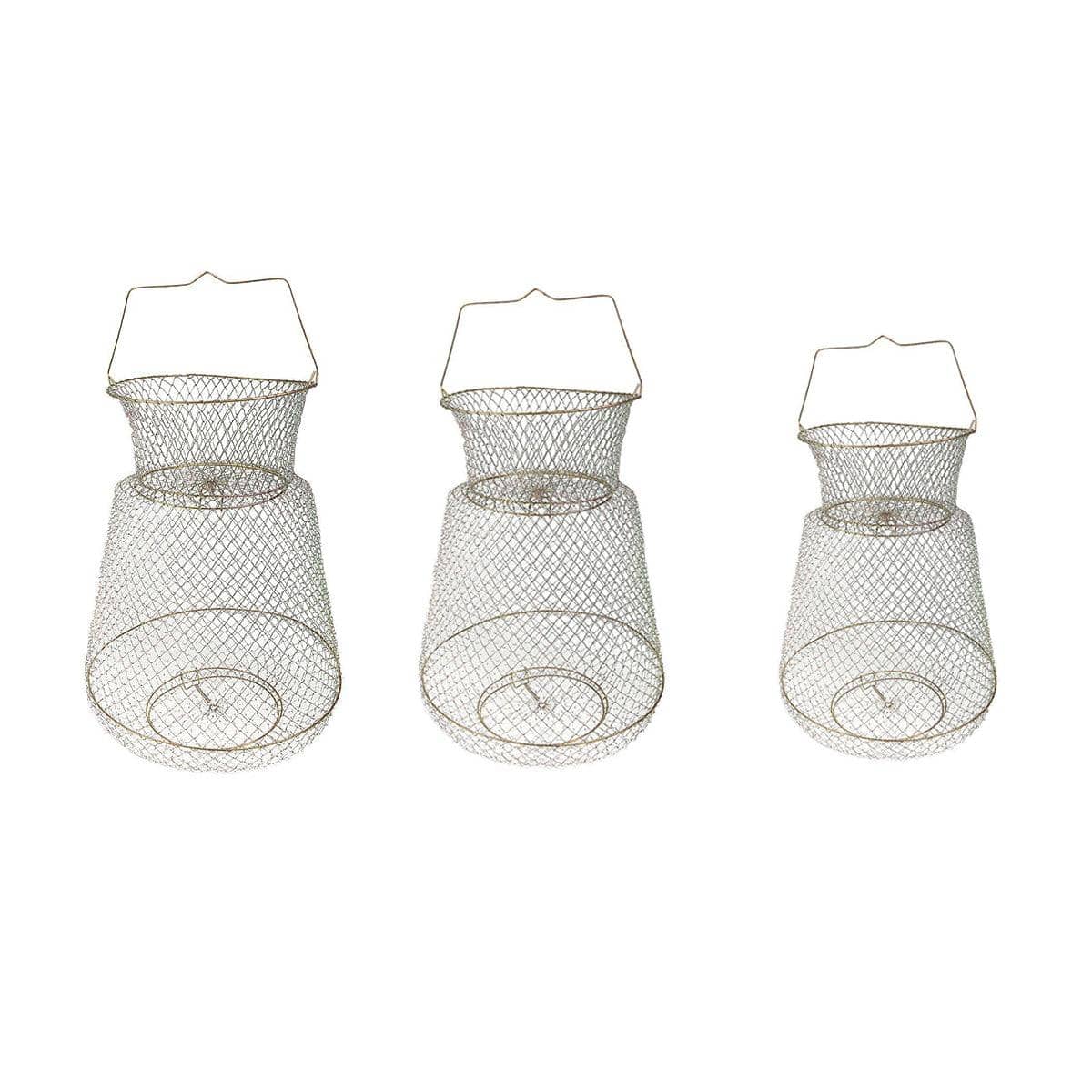 Folding Fish Trap Mesh Cage - 25cm x 33cm - view 3