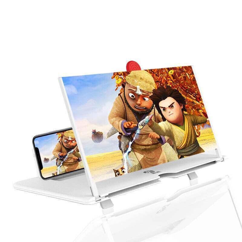 Folding Phone Screen Magnifier Stand, 10 Inch (25 cm) - Red - view 12