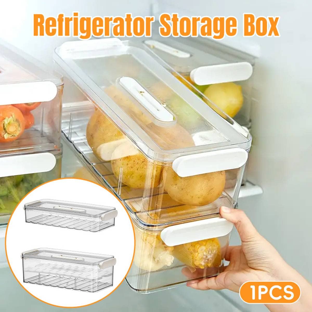 Food Storage Containers, 2 Pack - Single Layer, 32.4 x 13.5 x 6 cm - view 2
