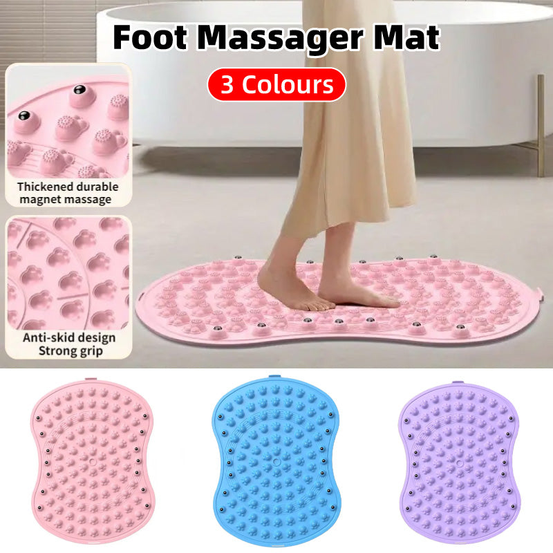 Foot Massage Mat, Non-Slip TPE, 55 x 41.5 cm - Purple - view 2