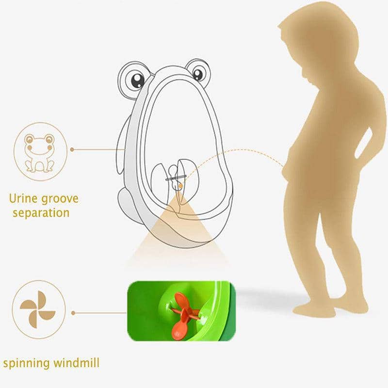 Frog Toilet Training Urinal for Boys - Green - view 5