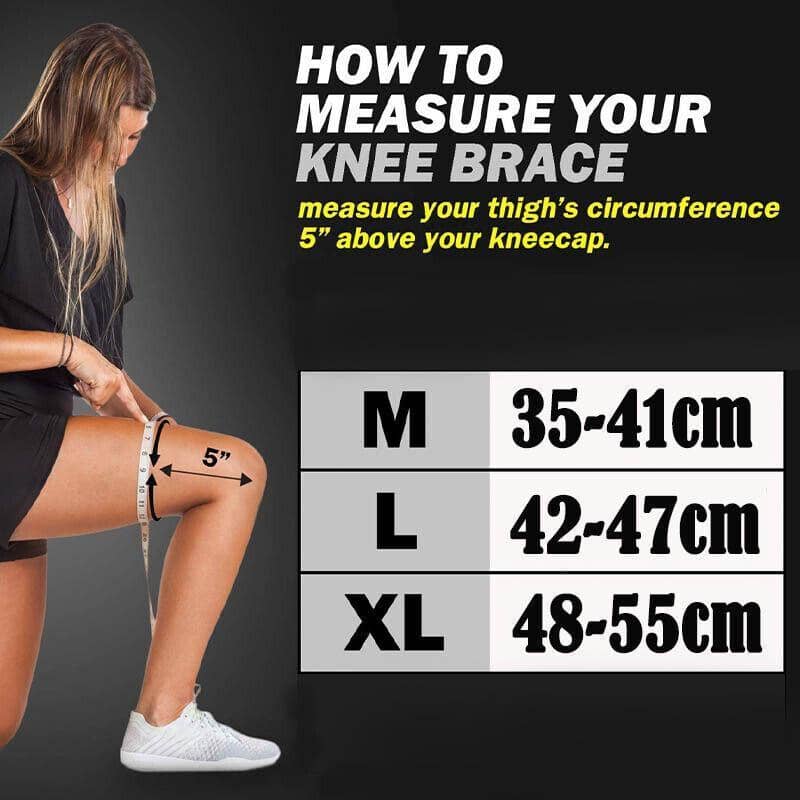 Full Leg Compression Knee Sleeve Support for Sport - Medium (Thigh 35-41 cm) - view 5