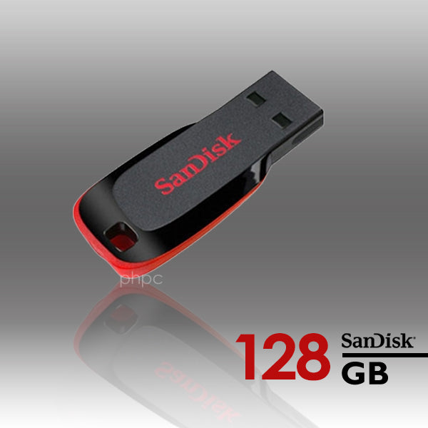 Sandisk Cruzer Blade CZ50 128GB USB Flash Drive - SuperSaverAU - view 2