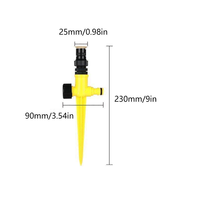 Garden Lawn Sprinkler Adjustable 360 Degree Rotation - Pack of 2 - view 4