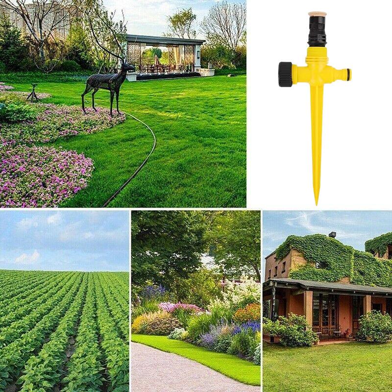 Garden Lawn Sprinkler Adjustable 360 Degree Rotation - Pack of 2 - view 7