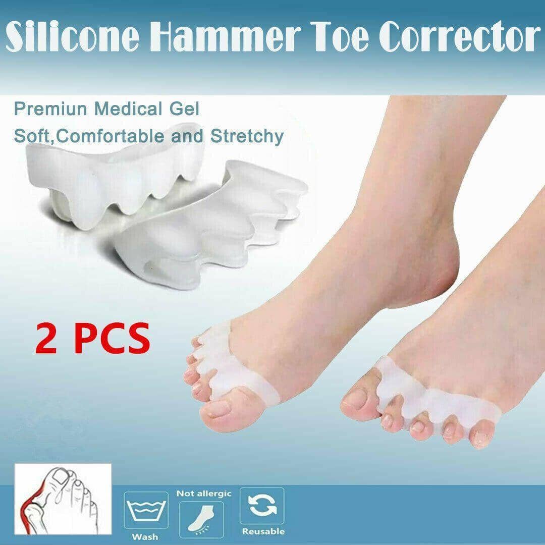 Gel Toe Separator Spreaders, White - Pack of 2 (1 Pair)