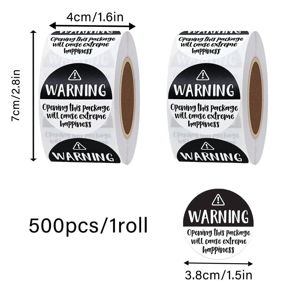 Gift Sealing Stickers, 2 Rolls (1,000 Stickers) for Wrapping and Parties - view 3