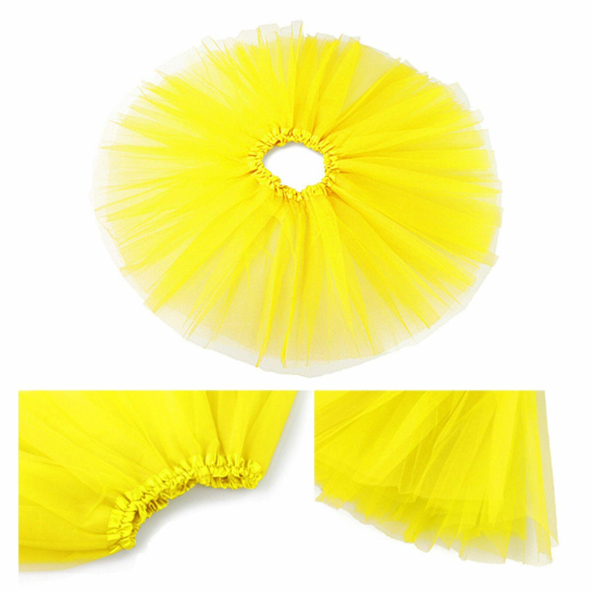 Girls' Layered Tulle Tutu Skirt for Dance and Dress-Up - Pink - view 4