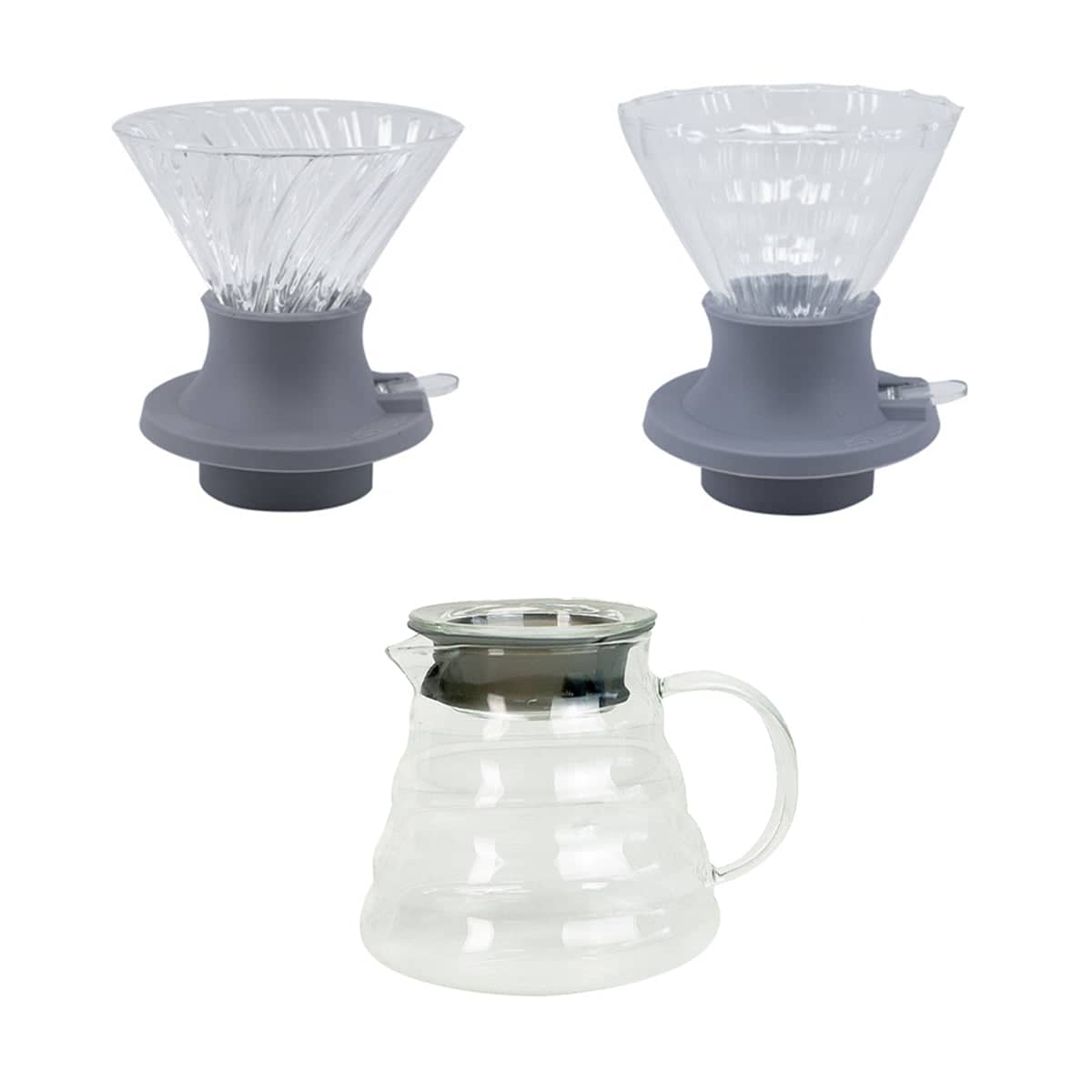 Glass Pour Over Coffee Dripper Set with Drip Pot for Home Brewing - Drip Pot - view 4