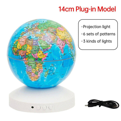 Globe Night Light 14 cm for Bedroom Display - Standard, Plug-In