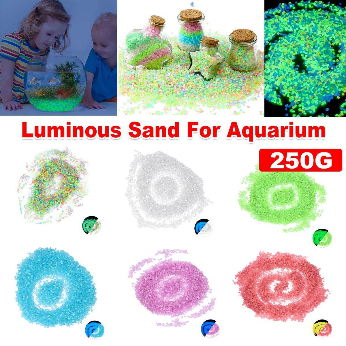 Glow in the Dark Sand, Resin Grains 3-5 mm, 250 g - Purple - view 2