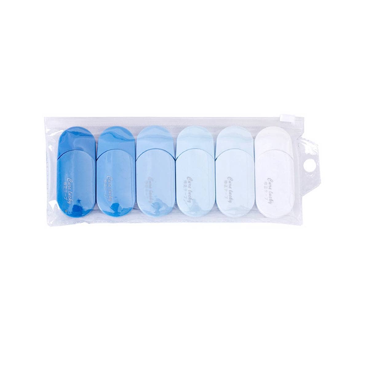 Gradient Correction Tape Set, Pack of 6 - Blue