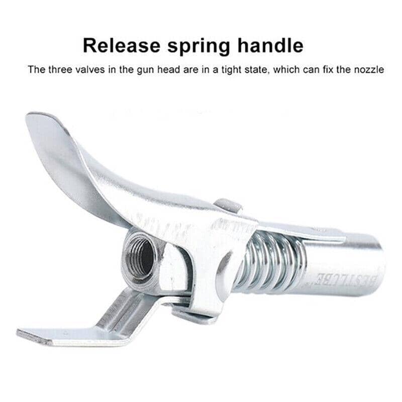Grease Gun Coupler Quick Release One Hand - 1/8 NPT Fitting, 10,000 PSI - view 5