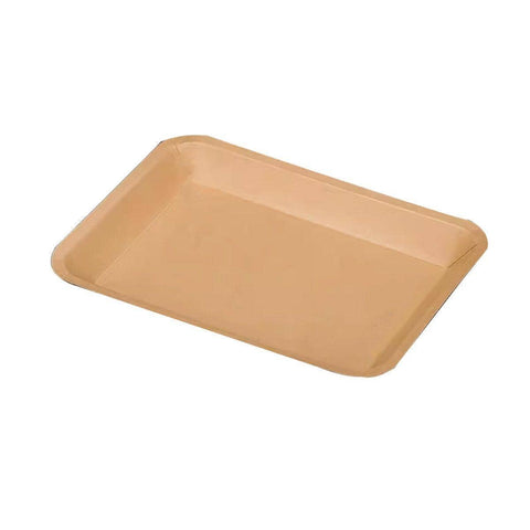 Greaseproof Kraft Paper Food Trays - 250 ml, Pack of 100