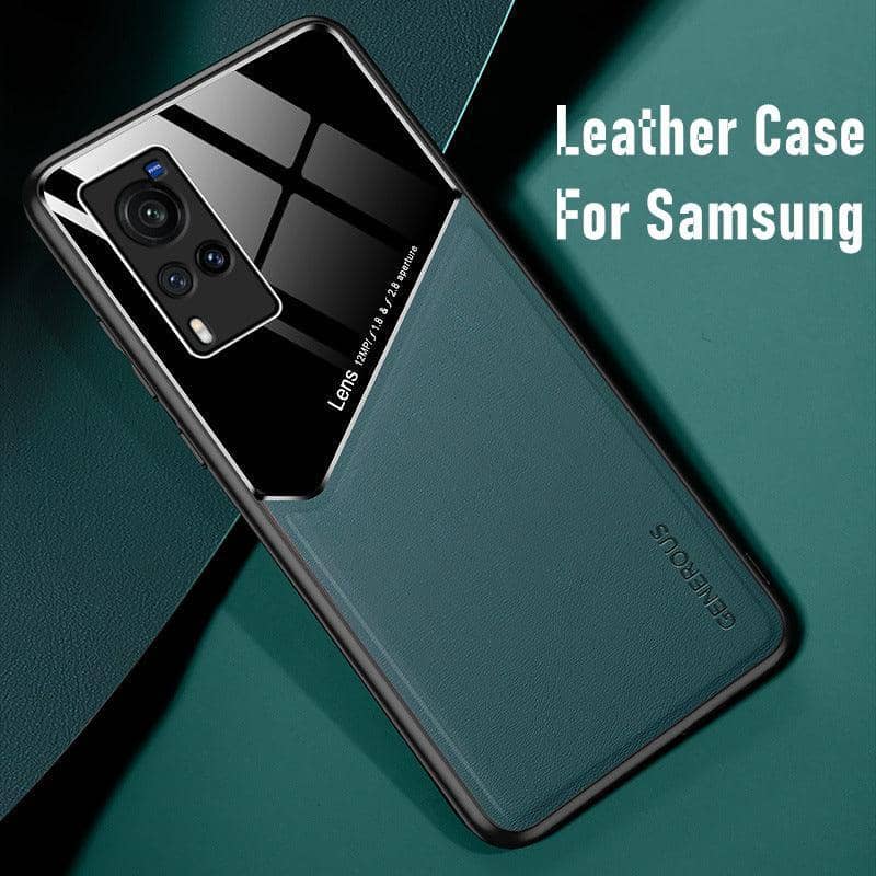 Green Leather-Look Phone Case - Samsung Galaxy S22 Plus - view 2