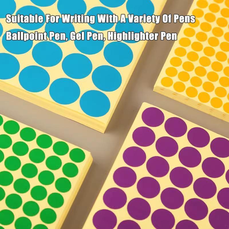 Green Sticker Dots Adhesive Round Labels - 13mm, 132 Dots per Sheet, 15 Sheets - view 8