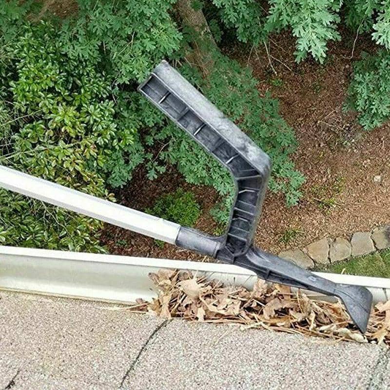 Gutter Roof Cleaning Tool with Hook for Leaves and Debris - view 4
