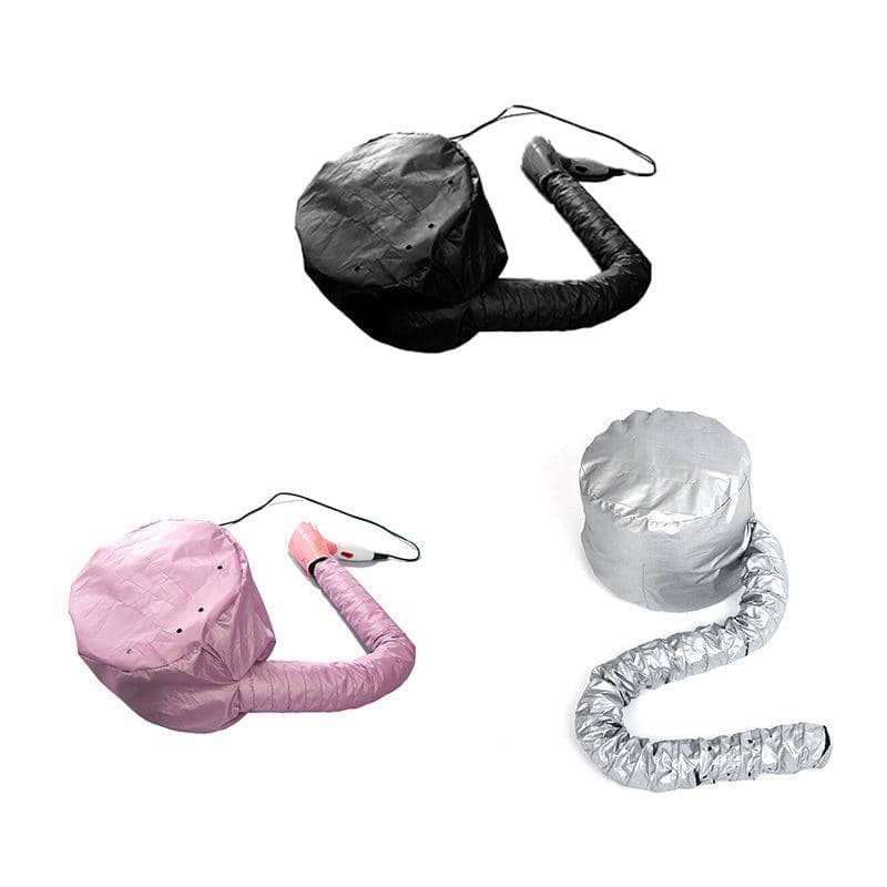 Hair Drying Bonnet Cap for Hot Oil and Deep Conditioning Treatments - Silver - view 3