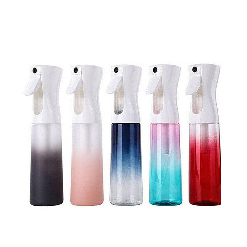 Hair Water Spray Bottle 300ml Continuous Fine Mist - Pink and Blue - view 3