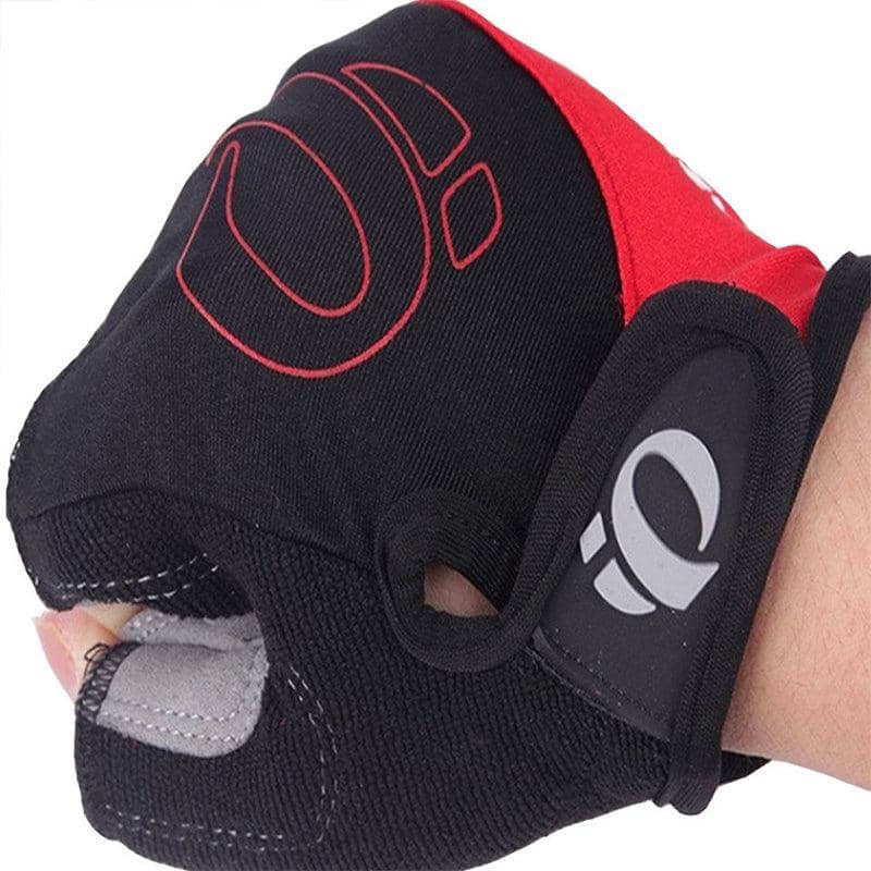 Half Finger Cycling Gloves, Anti-Slip Padded - Blue and Black, Medium (Palm Width 8 to 9 cm) - view 4