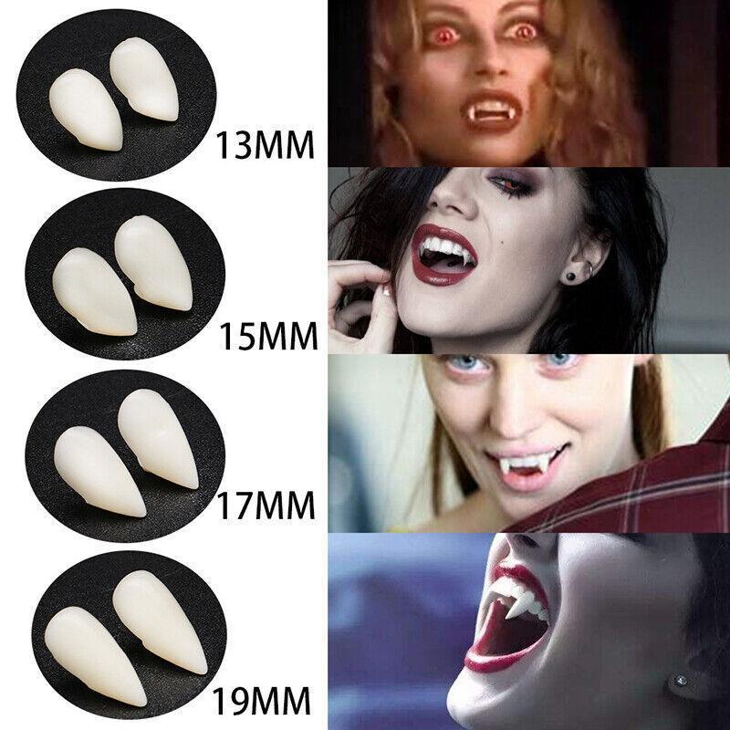 Halloween Fangs Vampire Costume Prop - 19mm, Pack of 2 - view 5