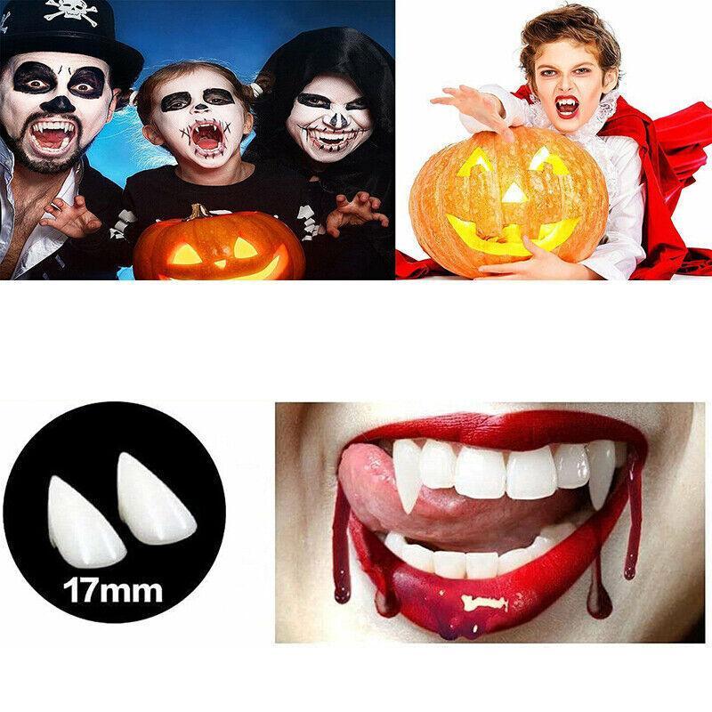 Halloween Vampire Fangs Costume Teeth - 13mm, Pack of 2 - view 10