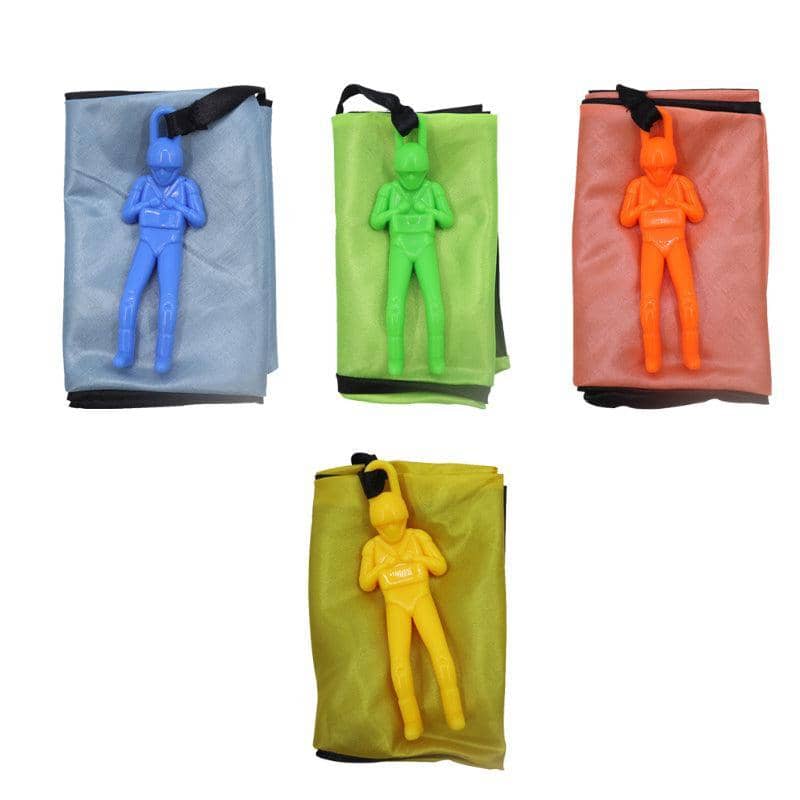 Hand Throw Mini Soldier Parachute Toy - Mixed Colours